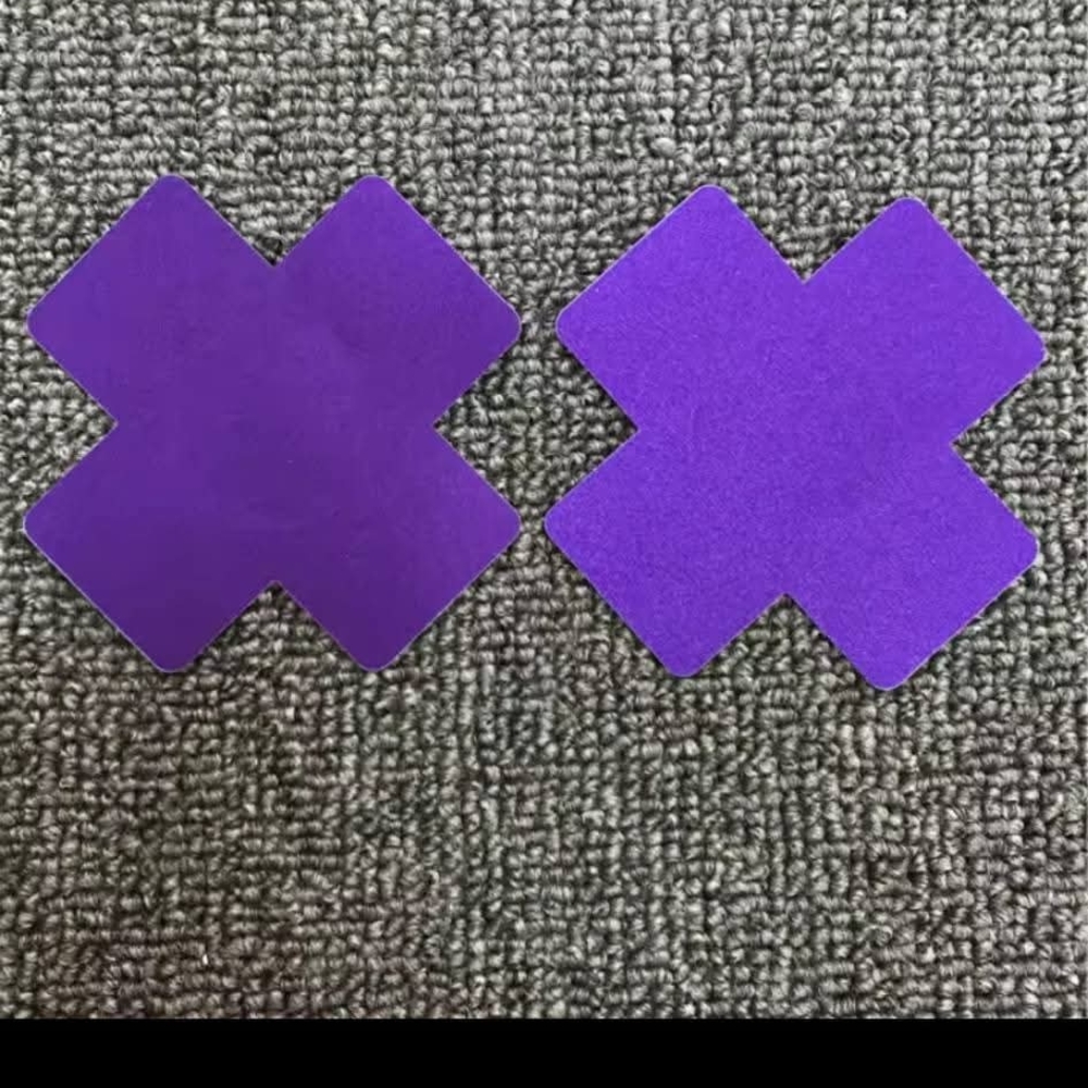 Purple X-Shaped Pasties